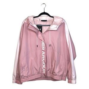 NWT! Under Armour Rush Lightweight Pink Jacket M